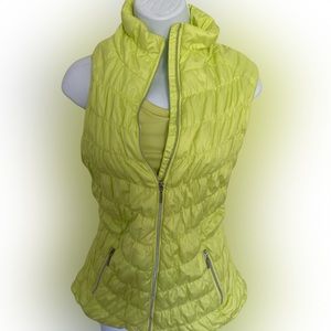 GG Blue Nylon Vest - L dayglo green , nylon